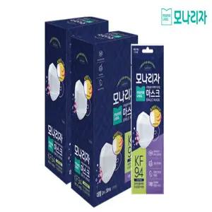 [하프클럽/모나리자]모나리자 스마일 마스크 끈조절 KF94 대형 x 60매