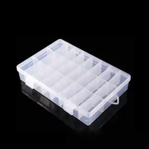 ( )보관함 정리함 사각 클리어 멀티박스 24칸 DD 10025