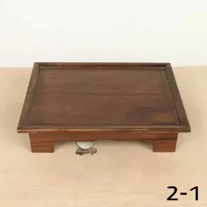직사각형 다도상 우드소반 차상 2 티테이블 다기
