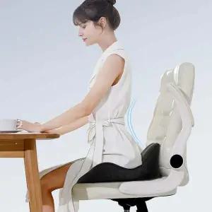 허리쿠션 등받이 회사원 방석 허리지지