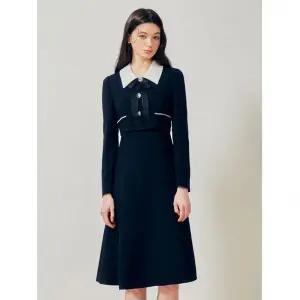 JJ지고트 리본 장식 재킷 머메이드 원피스 GR3M0OP911 1063872