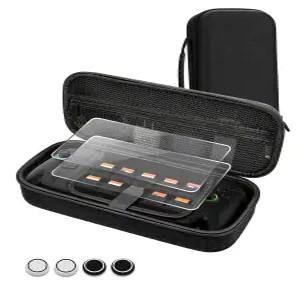 ROG Xbox Allie X 2025용 도크텍 휴대용 케이스 화면 보호기 2개 엄지 그립 캡 4개 SD 카드 카트리지 10개