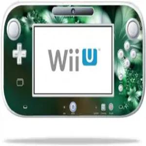 닌텐도 Wii U 게임패드 컨트롤러 랩 스티커 스킨 추상 꽃과 호환되는 마이티스킨