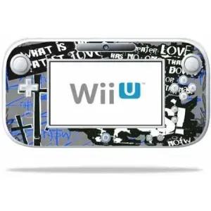닌텐도 Wii U 게임패드 컨트롤러 랩 스티커 스킨과 호환되는 마이티스킨 스킨 러브 지저스