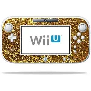 닌텐도 Wii U 게임패드 컨트롤러와 호환되는 마이티스킨 스킨 골드 대즐 보호 내구성 독특한 비닐 데칼 랩