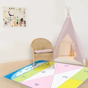 국내생산 사방치기 아이방 매트 민속놀이 세트