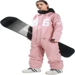 GSOU 스노우 스키복 여성 남성 원피스 수트 방수 방풍 단열 스키 점프수트 스포츠용