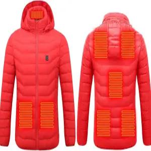 여성용 FPMLUXLL 온열 재킷 아웃도어 액티브 히팅 퍼퍼 코트 경량 포켓 2025 겨울 의상