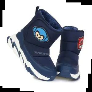 남아부츠 카트라이더 리그 방한 부츠 캐릭터 아동 패딩 털신발