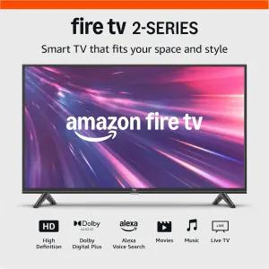 Amazon Fire TV 32인치 2시리즈 Alexa 음성 리모컨이 포함된 HD 스마트 케이블 없이 라이브 스트리밍