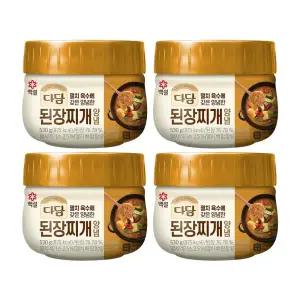 CJ 백설 다담 된장찌개양념 530g x4개