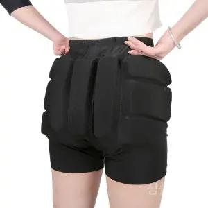 엉덩이보호대 보호장비 성인 피겨 꼬리뼈 장비 쿠션 블랙 스키 골반 보호 S 인라인