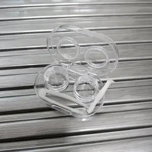 투명 렌즈통 흡착봉 여행용 집게 렌즈케이스