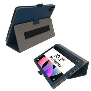 펀다 TCL TAB 10L Gen 4 10.1인치 태블릿 PC용 2단 접이식 마그네틱 케이스 커버 (핸드 스트랩 포함) PU 가