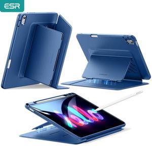 아이패드 에어 11/13(2024/2025) ESR 탈착식 마그네틱 케이스, 10/11세대 및 프로 11/13(M4/5)용 조절 가능