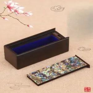 원목 도장 케이스 고급 가죽 날인 원목인장함 직인 도장케이스 인장류