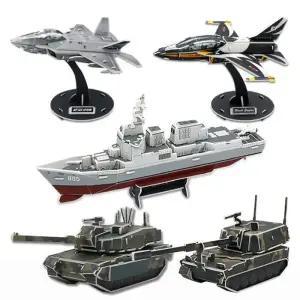 모또 종이 입체퍼즐 밀리터리 자주국방 5종 세트 (대한민국 수호)