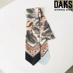 [닥스] DCSC6E552N2 페이즐리 네이비 실크 트윌리 스카프 DCSC6E552