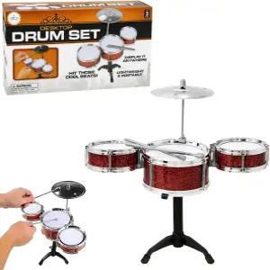 Dreidel Company 테이블탑 드럼 세트 데스크탑 게임 주니어 초보자용 파티 선물용 18인치 높이 (단품)