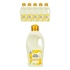아우라 초고농축 섬유유연제 미드나잇골드, 1L, 6개