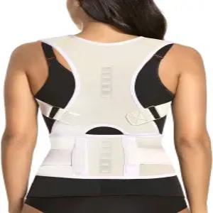 흉부 허리 보조기 자세 교정기 - 목 어깨 상부 및 하부 요통 를 위한 자기 지지 경추 요추를 완벽한 완전히