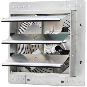 iLiving ILG8SF10V - 10인치 벽걸이 배기 팬 자동 셔터 가변 속도 가정용 다락방, 창고 또는 차고 환기용 환기 팬, 820 CFM, 1200 SQF 커버리지 영역(전원 코드 미포함)