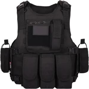 크로가기어 조절 가능한 남성 아웃도어용 전술 에어소프트 조끼