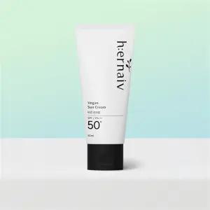 비건 선크림 50ml 아기 무기자차 선크림 SPF50+, 1개