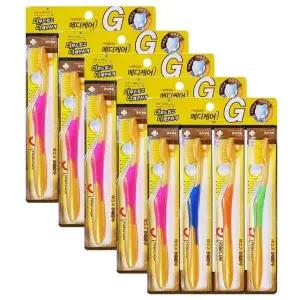 [하프클럽/오티마트]메디안 플렉스 이펙션 곡선형 미세모 칫솔 4개입