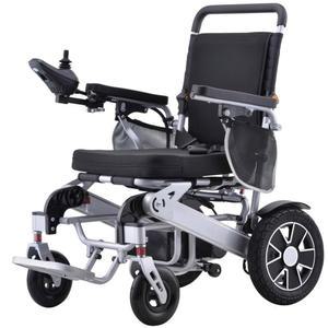 성인 및 노인용 휴대용 경량 전동 휠체어, 25마일 장거리 접이식 파워 휠체어 컴팩트 스쿠터, 500W 듀얼 모터, 4륜 이지 폴딩 여행용 사이즈