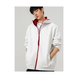 록쉬블몰 남성 집업 가디건 가을 커플 상의 캐주얼 후드 HO3