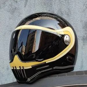 오토바이헬멧 가벼운 클래식 빈티지 베이지 M 헬멧