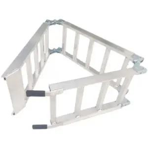 프리미엄 바이크 오토바이 상하차 경사로 알루미늄 사다리 발판 계단 3단