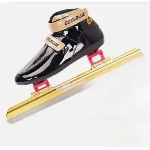 프리미엄 시티런 스피드스케이트화 빙상 단화 흑금 블랙골드 32 35