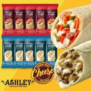 애슐리 브리또 10pk 트러플 머쉬룸 5+베페로니 피자 5