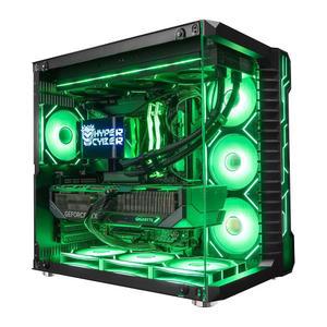 하이퍼 사이버 콜로수스 게이밍 데스크탑 AMD 라이젠 7 9800X3D, 지포스 RTX 5090, 32GB DDR5, 2TB SSD, 윈도우 11 홈, RGB 조명, WiFi, 바로 사용 가능