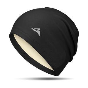 GXCROR 플리스 비니 플렉스핏 겨울 모자 스컬 캡 사이클링 반사 러닝 기어 보닛