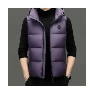 픽호샵 남자 키작남 조끼 패딩 아우터 가을 겨울 도톰 캐주얼 아빠 따뜻오리털 후드 꾹4