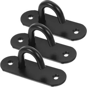 SUPVOX 3pcs 스테인리스 스틸 벽걸이 저항 밴드 앵커 키트 요가 스윙 및 해먹용 헤비 듀티 천장 후크