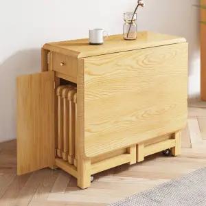 다기능 이동식 북유럽풍 확장형 접이식 식탁테이블 식탁 4인용 6인용  개폐식