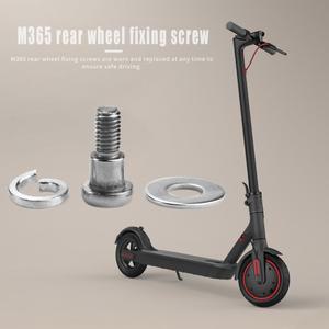 마이크로킥보드led Scooters Rear Back Wheel Fixed Nuts Screws Set Skateboard Accessories for Xiaomi M365 Electric Scooter