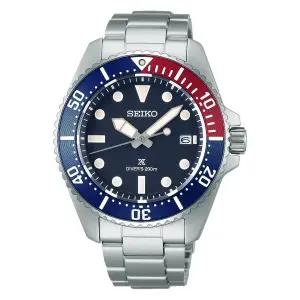 Seiko 세이코 [세금포함] [정품] 브랜드 NEW SNE595 Prospex Sea 다이버 Solar 블루 다이얼 Pepsi Bezel 시