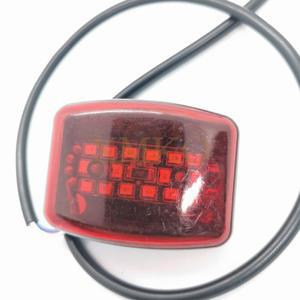 마이크로킥보드led 전기 스쿠터용 LED 후미등 자전거 차량 테일 스톱라이트 작은 개미 스쿠터 조명 부품 36V 48V 범용