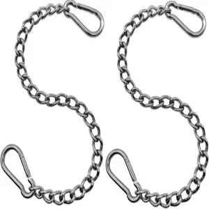 현관 그네 체인 해먹 걸이 - 의자 펀칭 백용 스테인리스 스틸 하드웨어 (2팩)