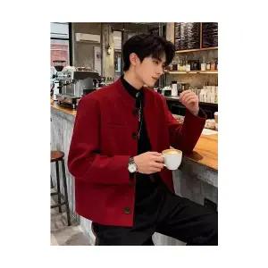 남성 데일리 정장자켓 패드 쇼트 정장 코트 봄가을 결혼식 코디 차이나 재킷 다올1