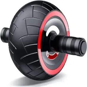 SMSOM Ab 롤러 휠 코어 운동용 운동 기구 복부 홈 헬스장 사무실용 (블랙)