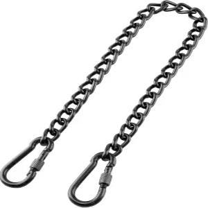 본시코키 헤비 듀티 걸이 의자 체인 잠금 카라비너 2개 330파운드 스테인리스 스틸 키트 해먹용 후크 펀칭