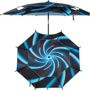 이조샵 가든 파라솔 낚시 우산 선쉐이드 - 야외 스포츠 골프 캠핑 쉘터 360° 조정 햇빛 차단 비치 차양