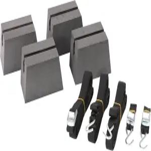 펠리컨 유니버설 카누 카 탑 루프 캐리어 키트 - 차량에 적합 고강도 및 안전 원 사이즈 /블랙