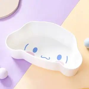 산리오 시나모롤 세라믹 입체 샐러드 볼 시리얼 요거트 그릇